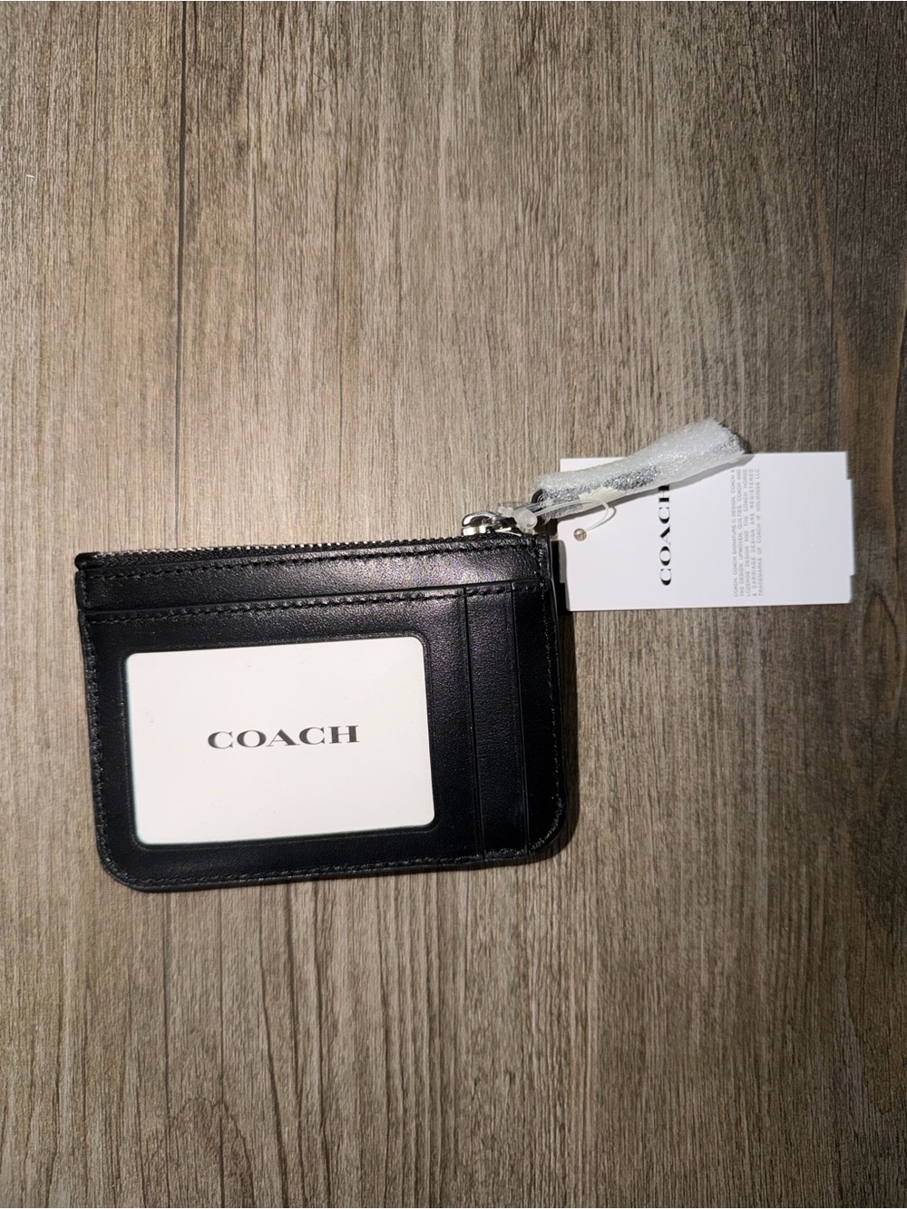 Coach black crystal card case wallet - Picture 2 of 3